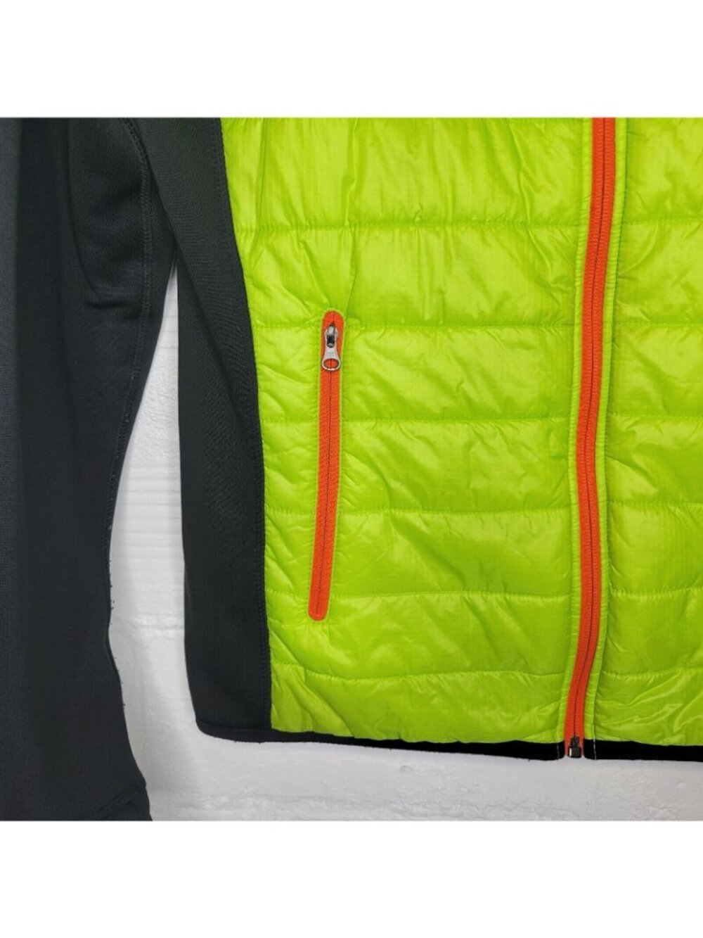Marmot Men's Small Jacket Coat Black Green Full Zip Polartec - Picture 4 of 11